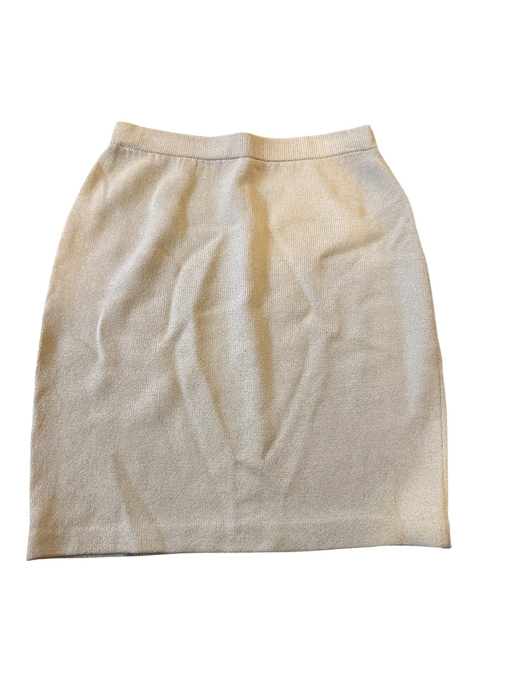 St John collection Classic Cream Knit Pencil Skirt size 6